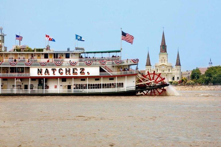 New Orleans: Tages-Jazz-Kreuzfahrt auf dem Dampfschiff NatchezNachmittagskreuzfahrt mit zweitem Mittagssitzplatz