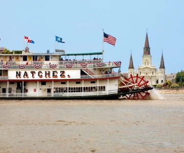 Nova Orleans: Cruzeiro de Jazz no Steamboat Natchez com opção de almoço