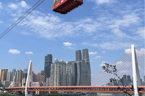 Zhangjiajie to Chongqing by bullet train city highlight tour