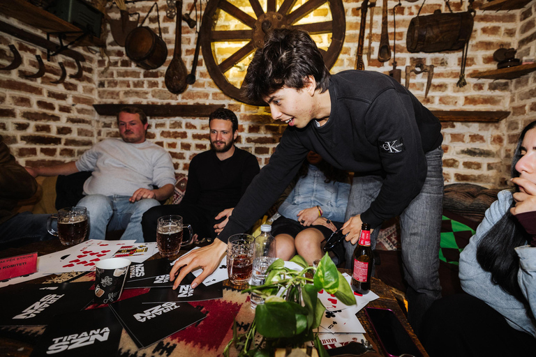 Tirana: Guided Pub Crawl with Free Shots & Photographer