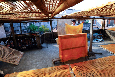 Hanói: salsa de soja, pueblo de los vermicelli y pagoda Thang NghiemTour privado: pueblo de la salsa de soja, pagoda, pueblo del incienso y sombreros