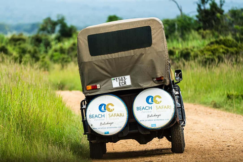 From Zanzibar: Mikumi Safari Day Trip with Flights and Lunch Mikumi Shared Safari without hotel transfer