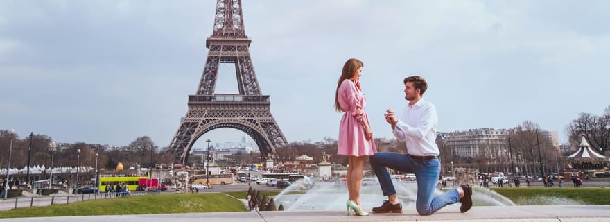 Photoshoot de la demande en mariage