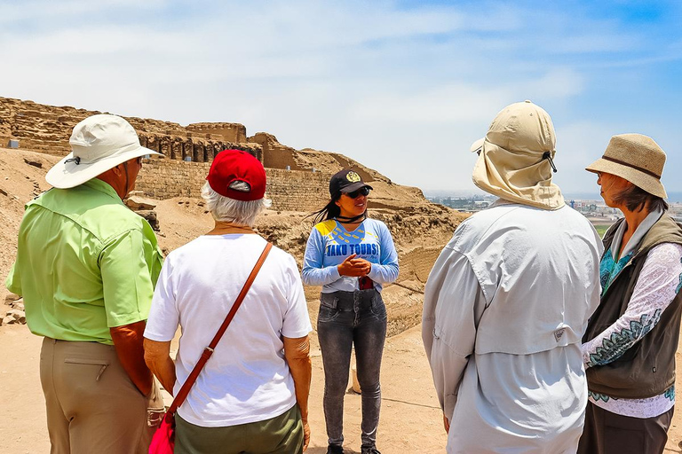 Visita as Civilizações de Ouro: Pachacamac + Almoço + City tourCom serviço de busca no aeroporto