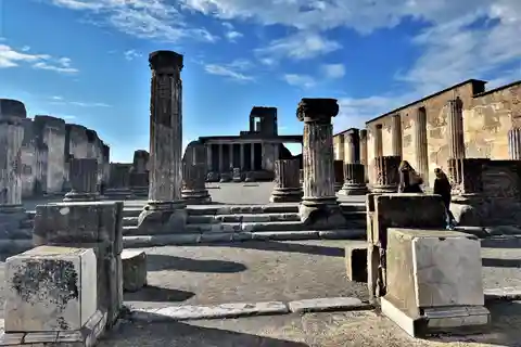 Fra Positano: Pompeji & Vesuv tur lille gruppe