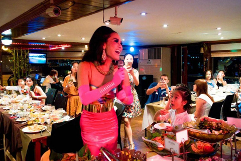 Bangkok: Rejs statkiem White Orchid Chao Phraya, tajski bufet i piwoWylot z Asiatique The Riverfront