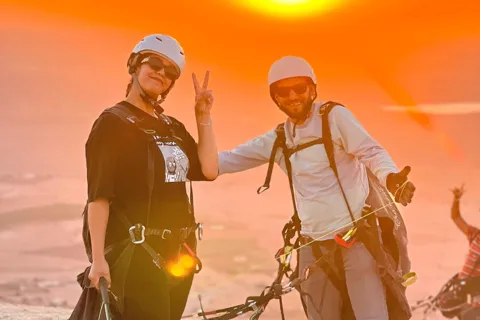 Marrakech: Atlasgebirge Paragliding Tour mit Video