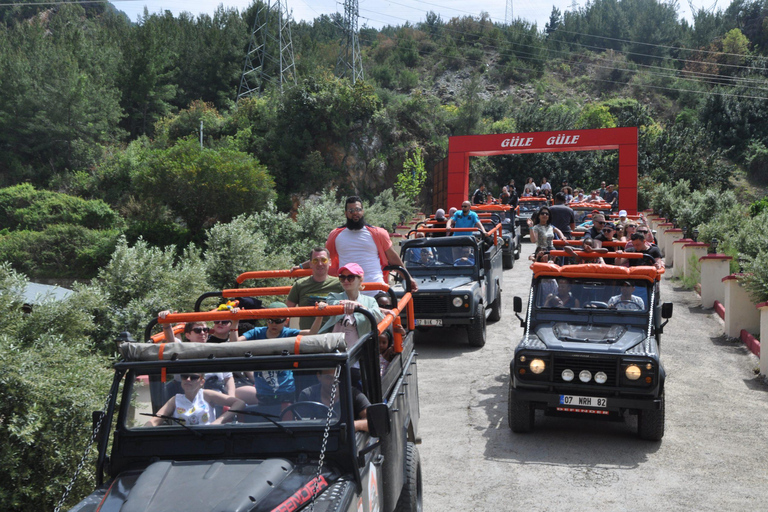 Alanya: Dim River och Dim Cave Jeep Tour med lunch