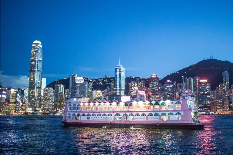 Hong Kong: Night Cruise & Buffet Dinner with Hotel Pickup