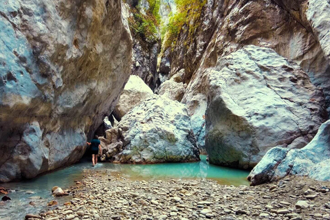 Holta Canyon Adventure: Day Tour with Hiking and Swimming Private Tour from Tirana or Durres