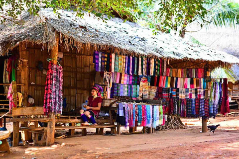 Från Chiang Mai : Vita och blå tempel och Lalita Cafe