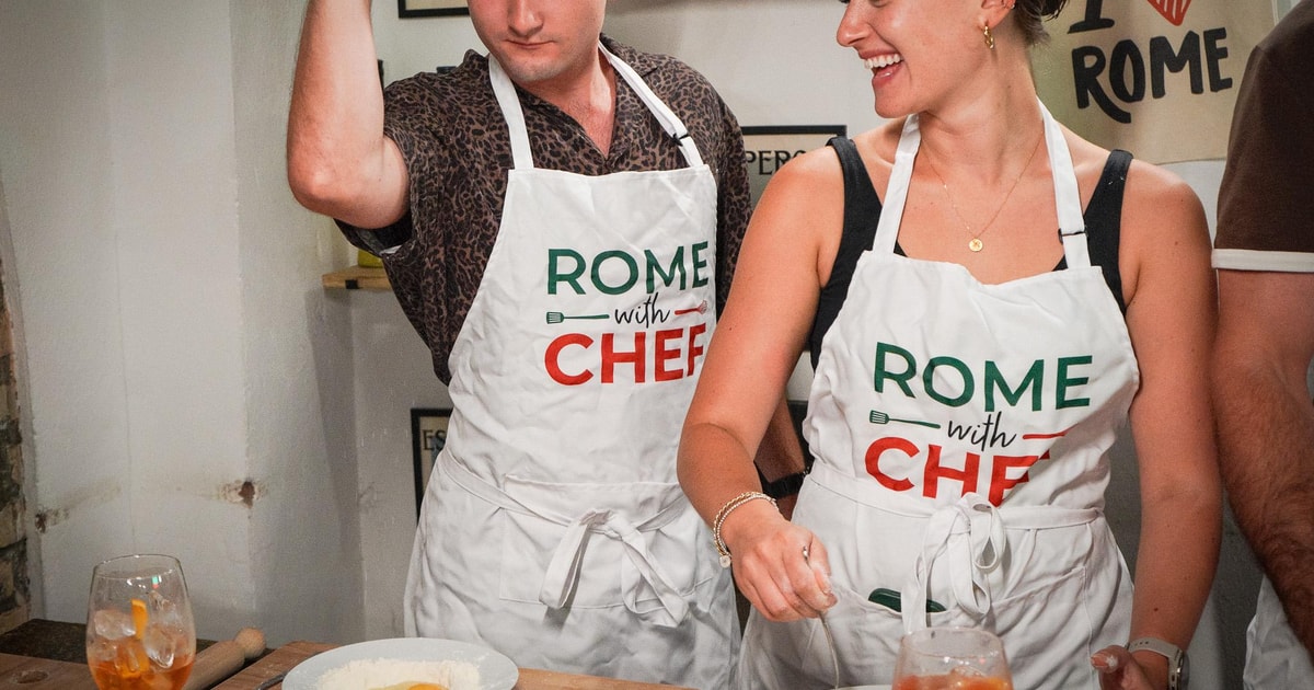 Temple Rome Cooking Class Rome Cooking Class: Make Pasta and 3 Spritz Cocktails | GetYourGuide