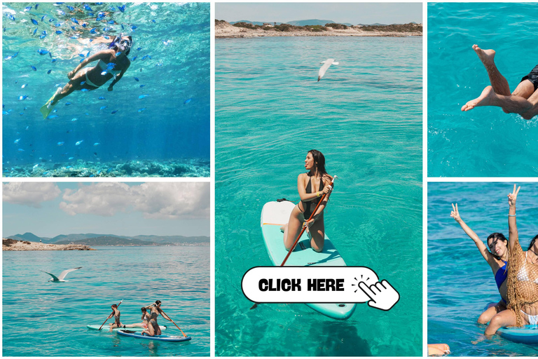 Ibiza: Formentera Full-Day Boat Trip with Sunset Party