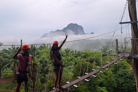 Krabi: ATV Nature Viewpoint & Zipline with Pickup Single rider : 30-Min ATV + Zipline Adventure