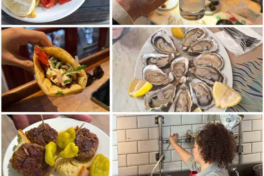 Ein Streetfood-Abenteuer in Athen (10 Stopps – 22 Verkostungen). Foto: GetYourGuide Ein Streetfood-Abenteuer in Athen (10 Stopps – 22 Verkostungen). Foto: GetYourGuide