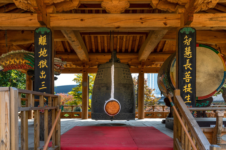 Seoul: Bongeunsa Tempel en avondtour voor fijnproevers in Gangnam