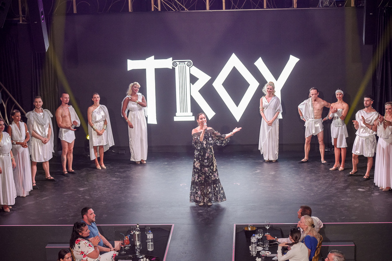 Hersonissos: Troja Dinner-Show Theater Erlebnis TicketsDas Troy Dinner Show Erlebnis & Hoteltransfer