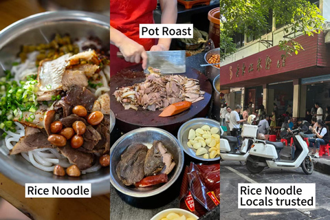 Guilin: Food Walking Tour with Rice Noodles & Snacks Guilin: Food Walking Private Tour with Rice Noodles & Snacks