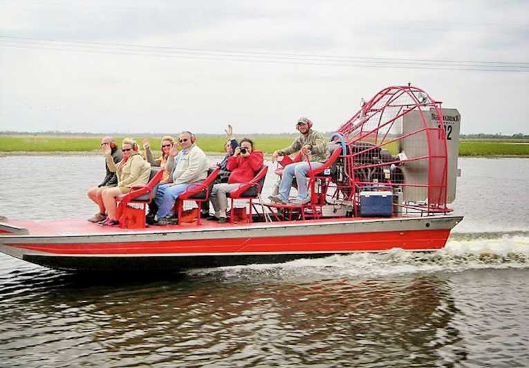 New Orleans: tour della palude in idroscivolante per 10 passeggeri
