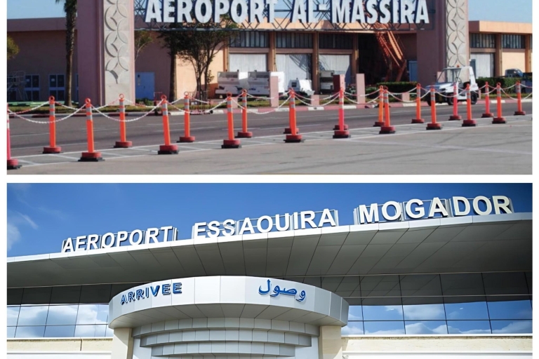 Z Essaouiry: Prywatny transfer do Taghazout lub AgadiruPrywatny transfer z Essaouira do Taghazout