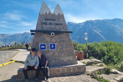 From Arequipa: Colca Canyon Day Trip with a stop in Puno From Arequipa: Day trip to Colca Canyon, ending in Puno