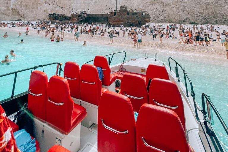 Zakynthos: Shipwreck Bay by fast boat - Small Group