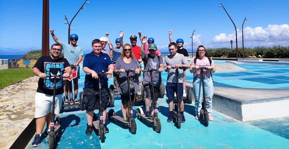 Cádiz: 1,45 Stunden geführte Segway-/eScooter-/E-Bike-Tour für große Gruppen