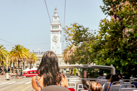 San Francisco: Big Bus Hop-On Hop-Off Sightseeing-tur2-dagarsbiljett, Chinatown-tur och The Flyer ELLER 7D-upplevelse