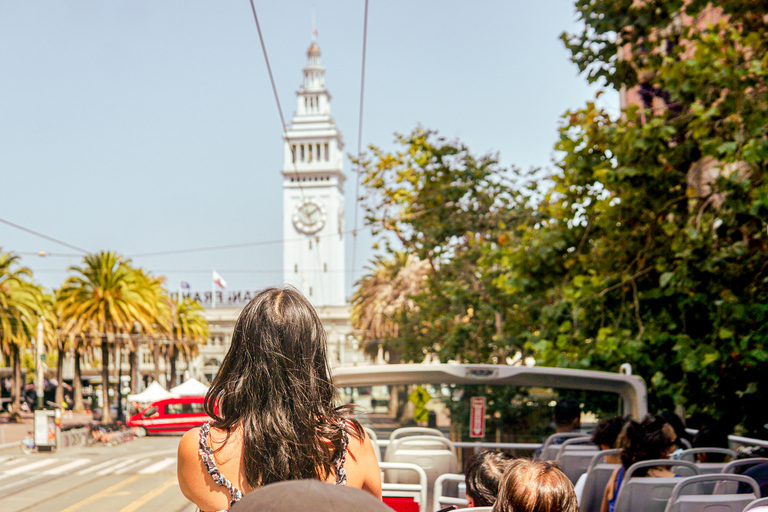 San Francisco: Big Bus Hop-On Hop-Off Sightseeing-tur2-dagarsbiljett, Chinatown-tur och The Flyer ELLER 7D-upplevelse