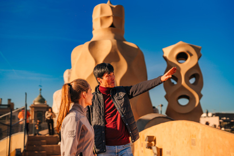 Barcelona: Casa Milà Early-Morning Access Guided Tour Tour in Chinese
