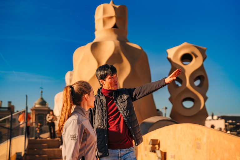 Barcelona: Casa Milà Early-Morning Access Guided Tour Tour in Chinese