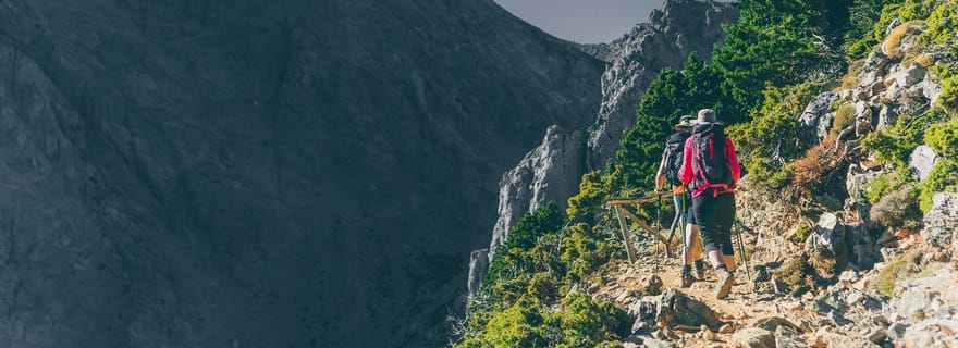 Réthymnon, Bali et Panormo : randonnée de 16 km dans les gorges de Samaria