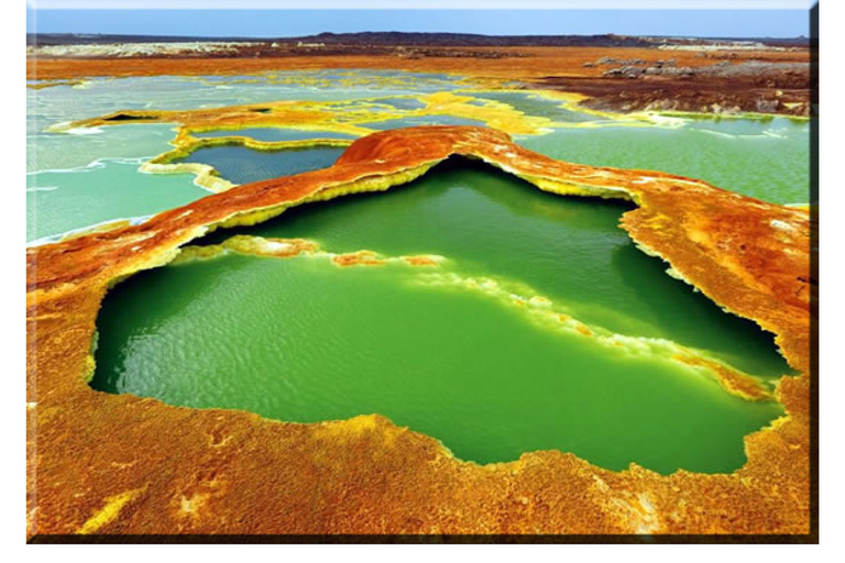 2 Nächte 3 Tage Danakil Depression Tour ohne Flüge