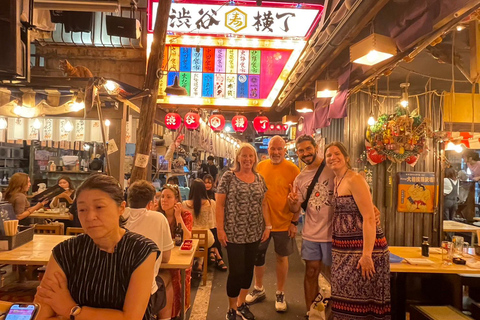 Shibuya Foodie Walking Friendly Tour with A Local ExpertShibuya All You Can Eat Best Food Tour