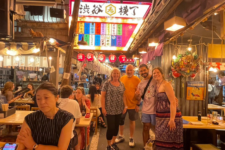 Shibuya Foodie Walking Friendly Tour with A Local ExpertShibuya All You Can Eat Best Food Tour