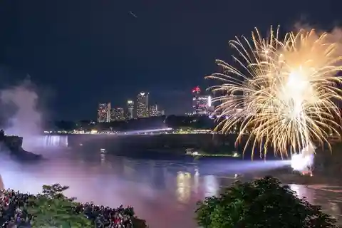 Wodospady Niagara: wieża Skylon Tower, fajerwerki i wycieczka piesza