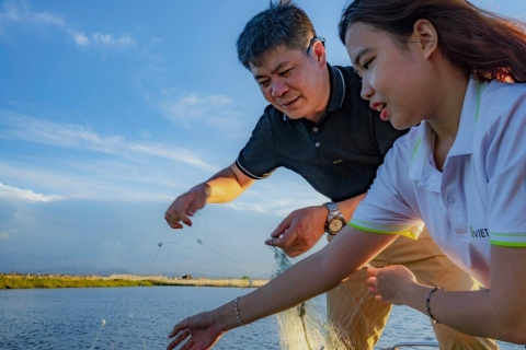 Hue : Coucher de soleil sur la lagune de Tam Giang