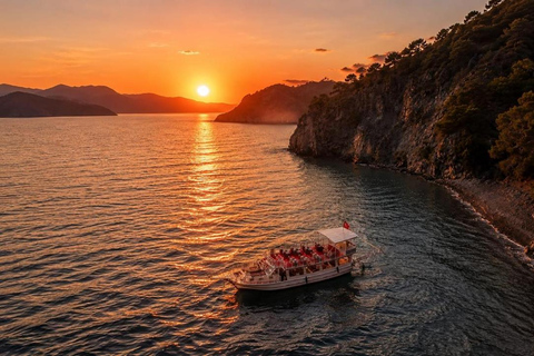 Fethiye: Sunset Cruise with Dinner, Swimming & Hotel Pickup