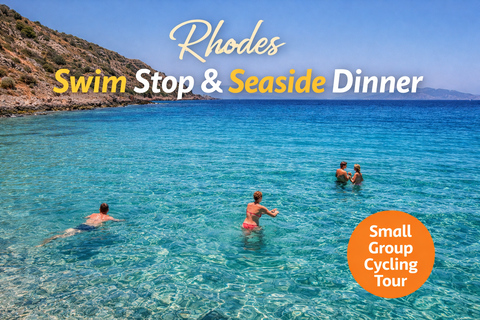 Rhodes : Sunset Coastal Bike Ride with Beach Swim