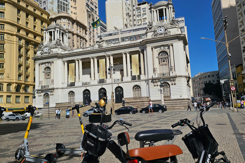 Tour guiado en E-Bike por el Centro Histórico de Río hasta Ipanema