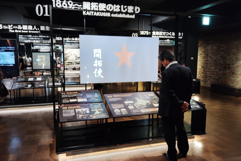 Sapporo: Beer Museum Tour with Tasting of Local Brews Meet and end on-site