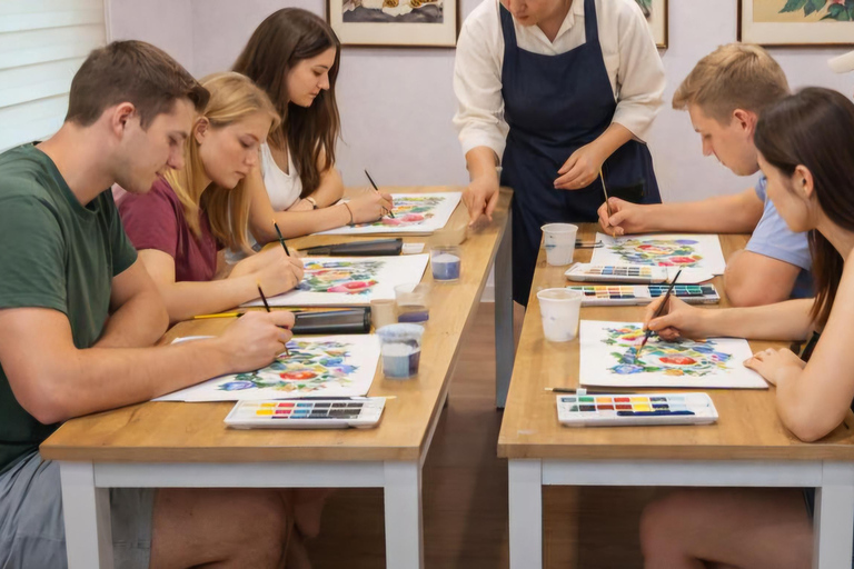 Seoul: Minhwa Painting Workshop in Itaewon