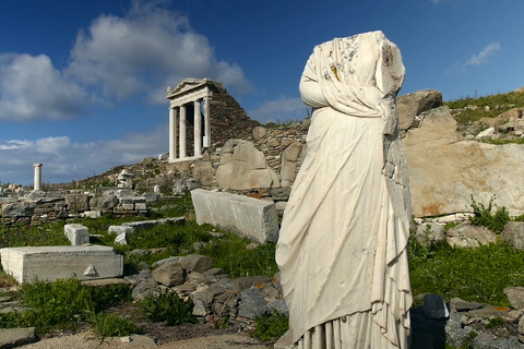 Ilha de Delos: Tour guiado particular com guia local certificadoVisita guiada privada de 3 horas em italiano