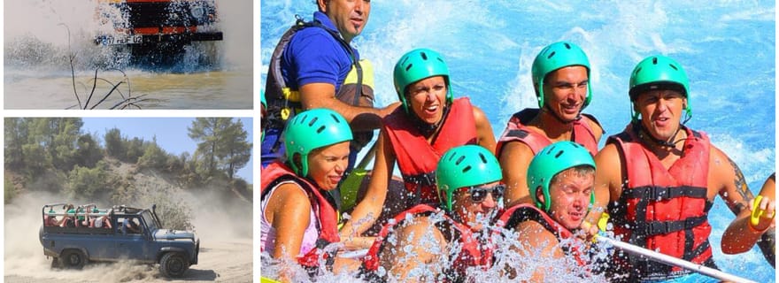 Antalya : Safari en Jeep, Rafting, Visite du Canyon avec Déjeuner