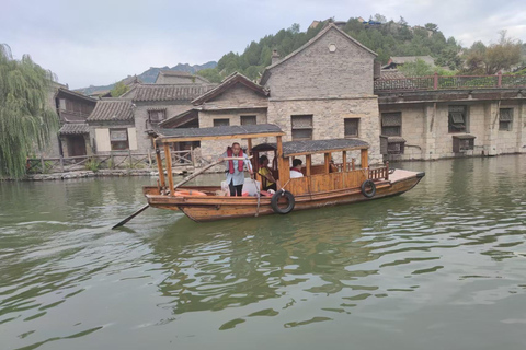 Beijing: Simatai Great Wall & Gubei Water Town Private Tour Private Day Tour or Night Tour without Tour Guide Service