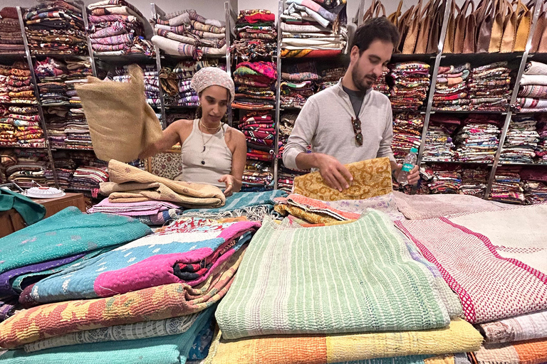 Jaipur: Private Shopping Tour With Block Printing factory