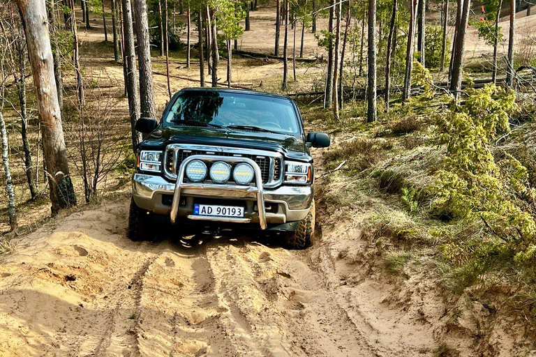 Łotewski las 4x4 Doświadczenie terenowe