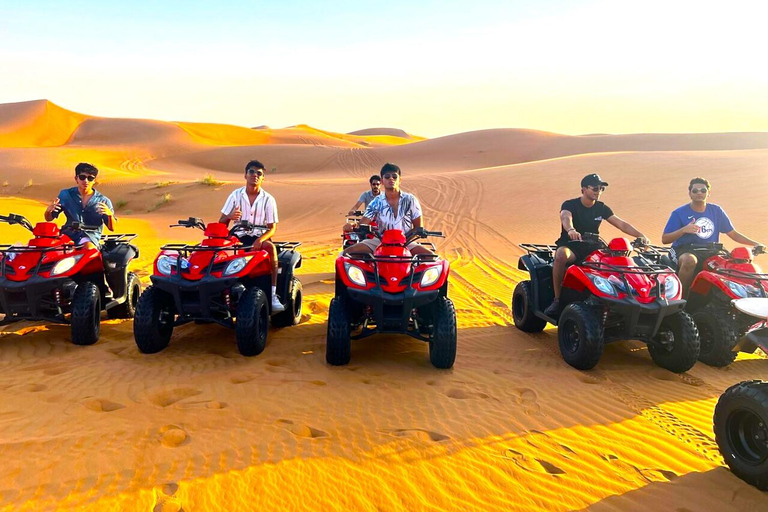 Abu Dhabi: Quad Bike ATV Safari, Camel Ride and Sandboarding