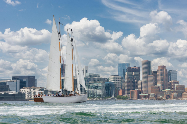 Boston: Harbor Champagne Sunset Sail from Rowes WharfWeekend Sunset Sail aboard Schooner Adirondack III