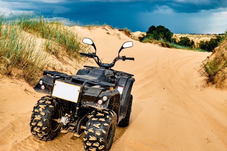 Au départ d'Agadir ou de Taghazout : Excursion dans les dunes en quad ATV et Safari à vélo